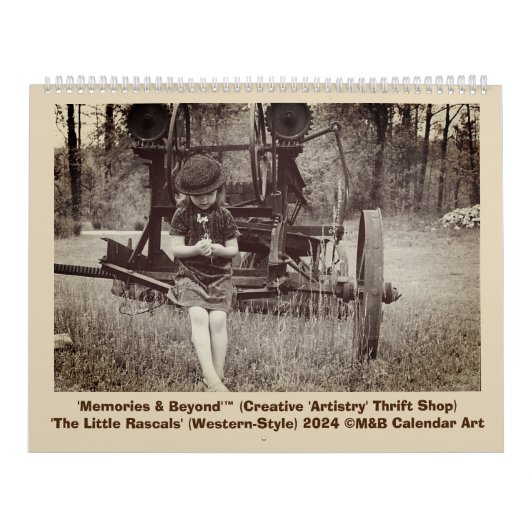 The Little Rascals ©M&B Artwork 2024 Calendar Kalender (Titelbild)