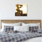 "The Little Shepherd" Aquarell von John Bauer Leinwanddruck (Insitu (Schlafzimmer))