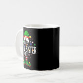 The Little Sister Elf Christmas Family Pajama Part Kaffeetasse (Vorderseite Links)