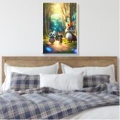 The Little Steps of Big Friendship Leinwanddruck (Insitu (Schlafzimmer))