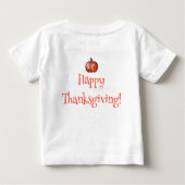 The Little Thanksgiving Turkey Baby T-shirt (Rückseite)