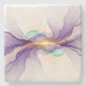 The Living Blueprint Stone Coaster Steinuntersetzer (Vorderseite)