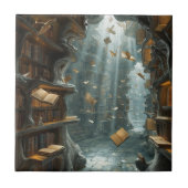 The Living Library Fliese (Vorderseite)