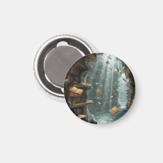 The Living Library Magnet (Vorderseite/Rückseite)