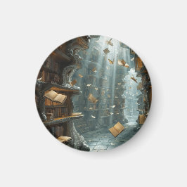 The Living Library Magnet