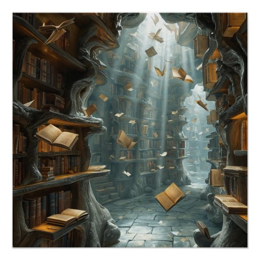 The Living Library Poster (Vorderseite)
