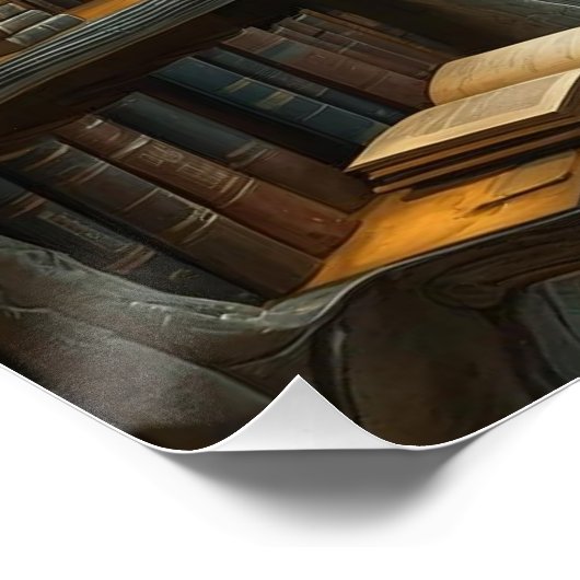 The Living Library Poster (Ecke)