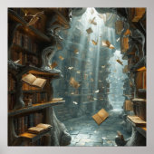 The Living Library Poster (Vorne)