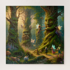 The Living Trees of the Enchanted Fairy Forest Puzzle