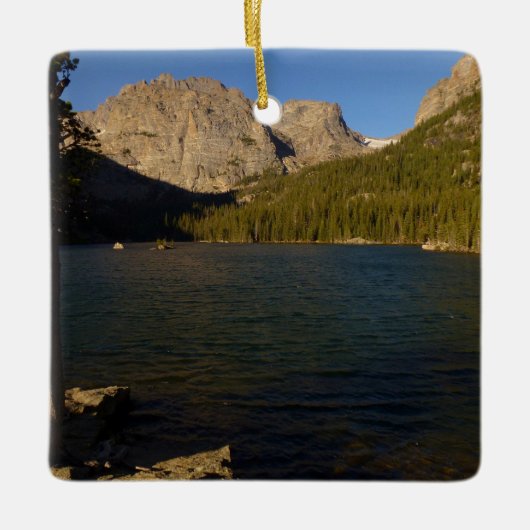 The Loch at Rocky Mountain National Park Keramikornament (Vorderseite)