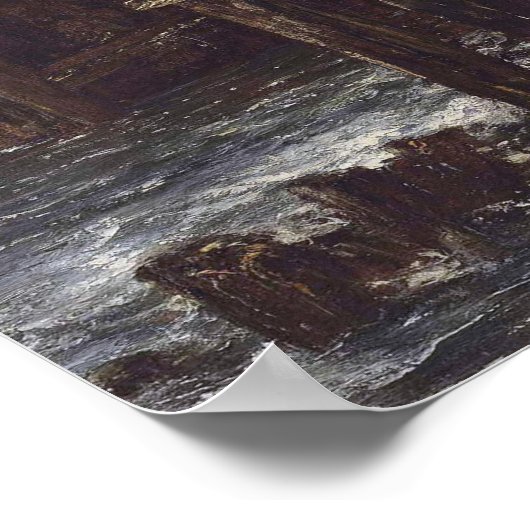 The Lock - John Constable Poster (Ecke)