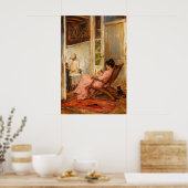 The Loggia by John William Waterhouse Poster (Küche)