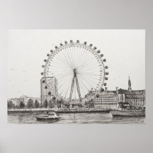 The London Eye 30/10/2006 Poster