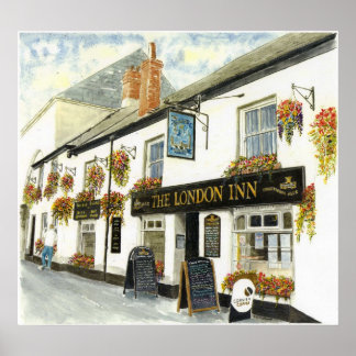 'The London Inn (Padstow)' Poster