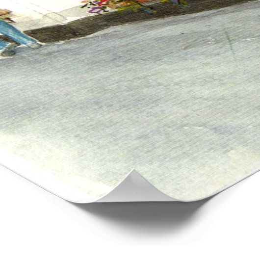 'The London Inn (Padstow)' Poster (Ecke)