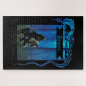 The Lone Knight: A Journey Through the Mist Puzzle (Horizontal)