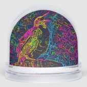 The Lonely Bird 3 Schneekugeln (Vorderseite)