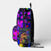 The Lonely Bird 4: Liquid Art Style Bedruckter Rucksack (Rechts)