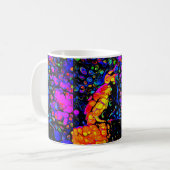 The Lonely Bird 4: Liquid Art Style Kaffeetasse (Vorderseite Links)