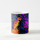The Lonely Bird 4: Liquid Art Style Kaffeetasse (Mittel)