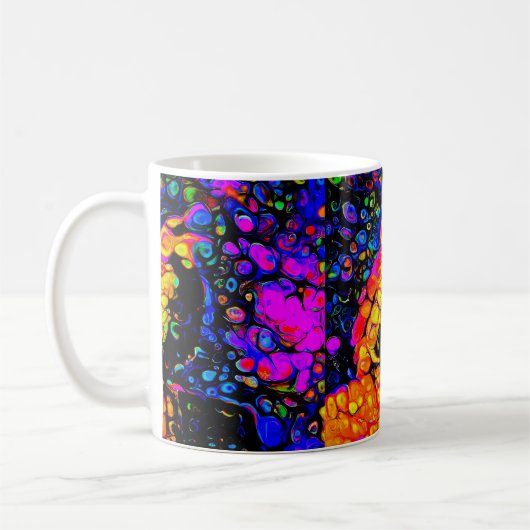 The Lonely Bird 4: Liquid Art Style Kaffeetasse (Links)