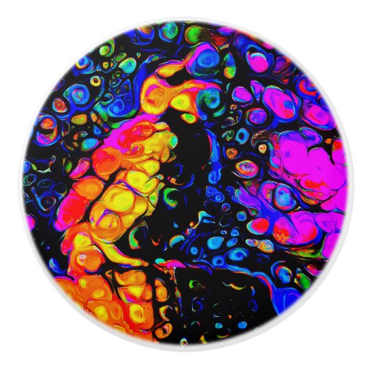 The Lonely Bird 4: Liquid Art Style Keramikknauf (Vorderseite)