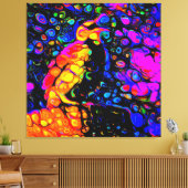 The Lonely Bird 4: Liquid Art Style Leinwanddruck (Insitu (Wohnzimmer))