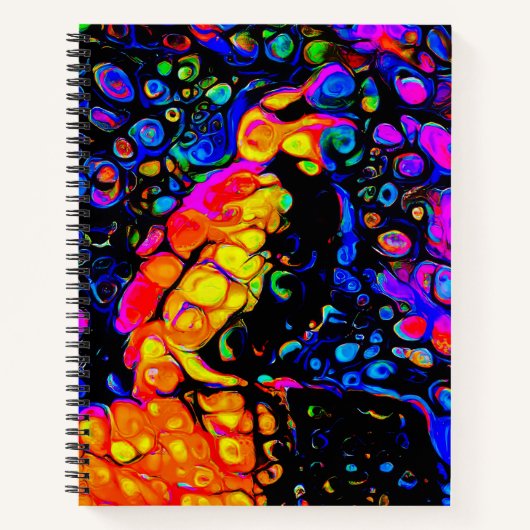 The Lonely Bird 4: Liquid Art Style Notizblock (Vorderseite)