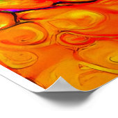 The Lonely Bird 4: Liquid Art Style Poster (Ecke)