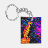 The Lonely Bird 4: Liquid Art Style Schlüsselanhänger (Vorderseite links)