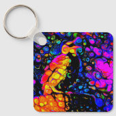 The Lonely Bird 4: Liquid Art Style Schlüsselanhänger (Vorderseite)