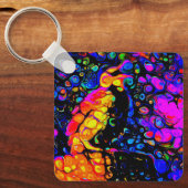 The Lonely Bird 4: Liquid Art Style Schlüsselanhänger (Vorderseite)