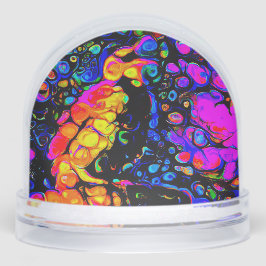 The Lonely Bird 4: Liquid Art Style Schneekugeln