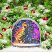 The Lonely Bird 4: Liquid Art Style Schneekugeln (Weihnachten)