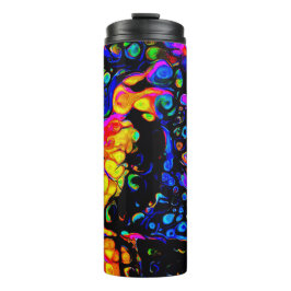 The Lonely Bird 4: Liquid Art Style Thermosbecher