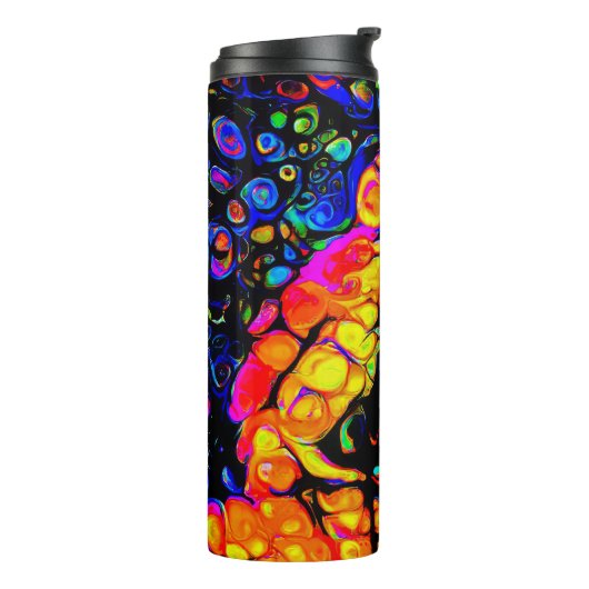 The Lonely Bird 4: Liquid Art Style Thermosbecher (Nach links gedreht)