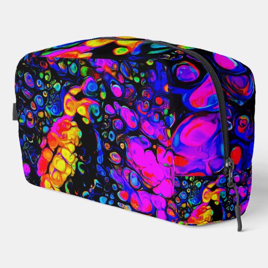 The Lonely Bird 4: Liquid Art Style Waschbeutel (Rechte Ecke)