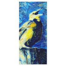 The Lonely Bird VanGogh Style Lesezeichen