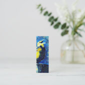 The Lonely Bird VanGogh Style Lesezeichen Mini Visitenkarte (Stehend Vorderseite)