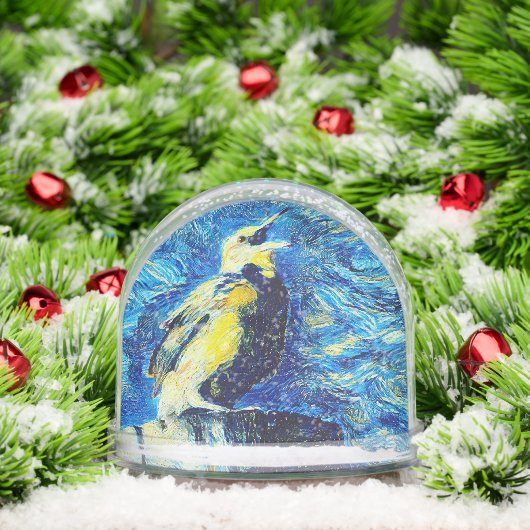 The Lonely Bird VanGogh Style Schneekugeln (Weihnachten)