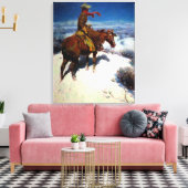 The Lonely Vigil von William Herbert Dunton c 1913 Leinwanddruck (Insitu (Wohnzimmer))