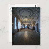 The Long Gallery in Sudbury Hall, Derbyshire Postkarte (Vorne/Hinten)