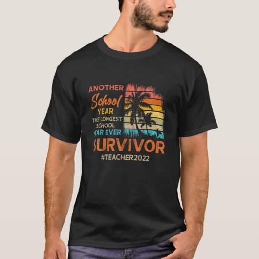 The Longest School Year Ever Survivor End Of Schoo T-Shirt (Vorderseite)