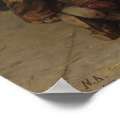 The Longshoremen's Noon von John George Brown Poster (Ecke)