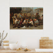 The Longshoremen's Noon von John George Brown Poster (Küche)