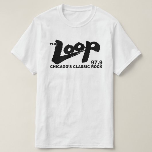 The Loop 97,9 FM Chicagos Classic Rock T-Shirt (Design vorne)