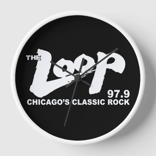 The Loop 97,9 FM Chicagos Classic Rock Uhr (Vorderseite)