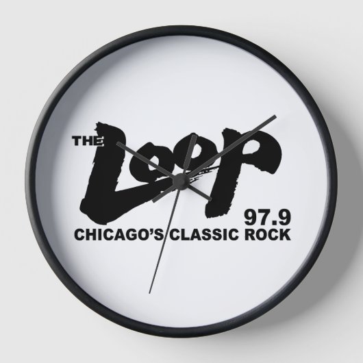 The Loop 97,9 FM Chicagos Classic Rock Uhr (Vorderseite)