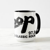 The Loop 97,9 FM Chicagos Classic Rock v1 Tasse (VorderseiteRechts)