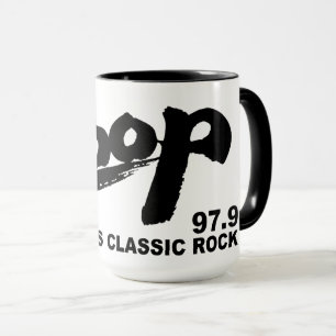 The Loop 97,9 FM Chicagos Classic Rock v1 Tasse